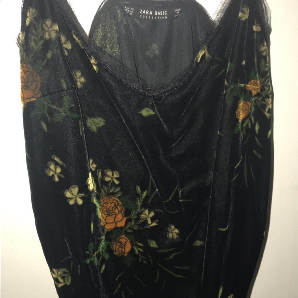 Zara floral tank